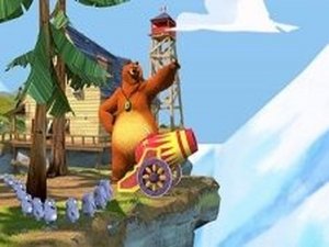 Grizzy and the Lemmings Cannon Online Game