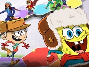 Nickelodeon Winter Spin and Win Board Game