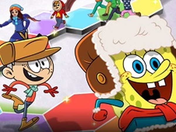Nickelodeon Winter Spin and Win Board Game
