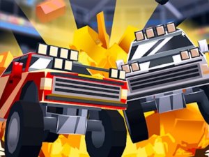 Blocky Driver Cars Demolition Arcade