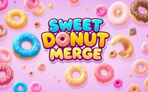 Sweet Donut Merge: Puzzle Drop Online Game